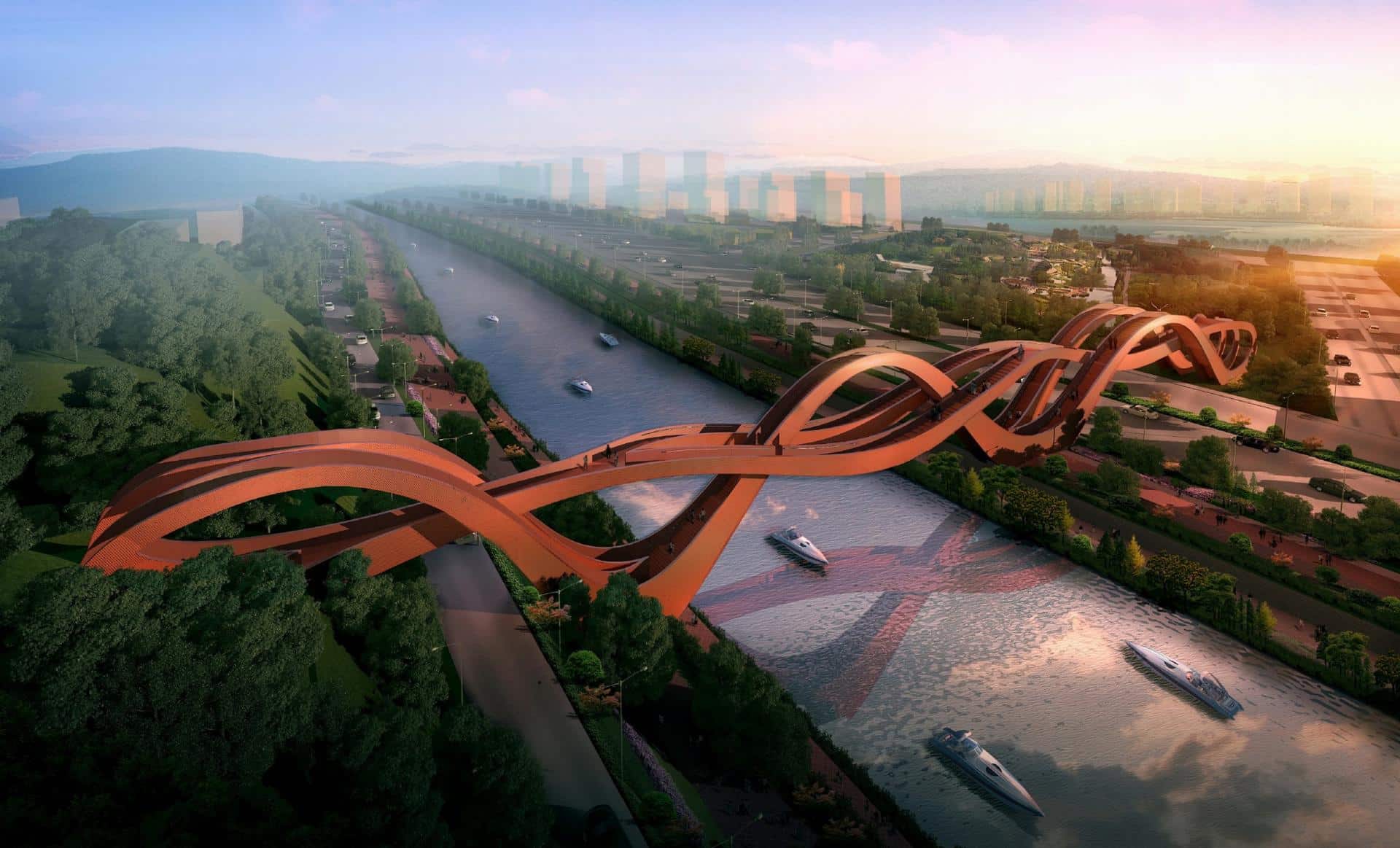 Le pont dragon bientôt une réalité dans la ville chinoise de ...