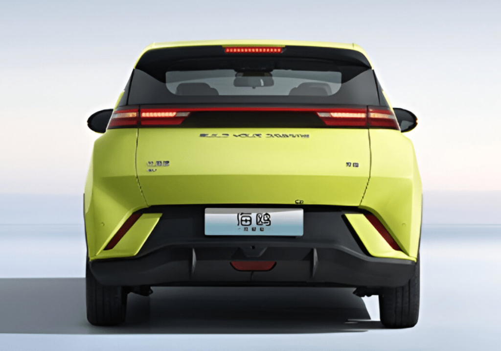 2024 byd dolphin mini (seagull) yellow back