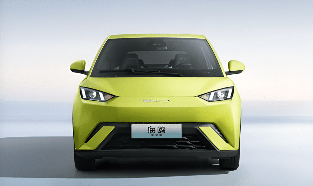 2024 byd dolphin mini (seagull) yellow face