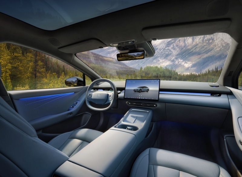 2026 xpeng p7+ tableau de bord