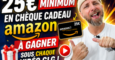 25€ minimum en chèque cadeau amazon à gagner sous chaque vidéo glg !