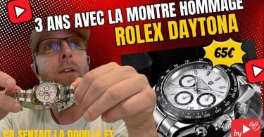 3 ans avec la plus belle montre hommage rolex daytona, la pagani pd1644