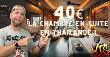 40€ pour une chambre en suite en thailande proche du saveone market à korat !