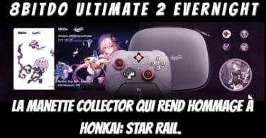 8bitdo ultimate 2 evernight , la manette collector qui rend hommage à honkai,star rail.