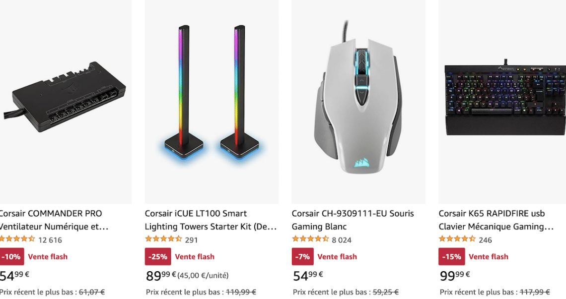 accessoires gaming à des prix réduits