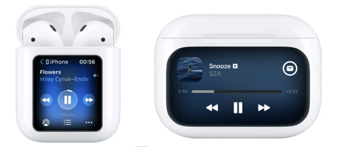 airpods avec boitier tactile