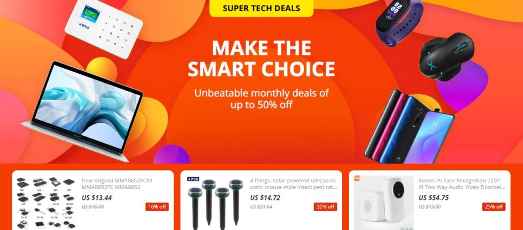 aliexpress super tech deal