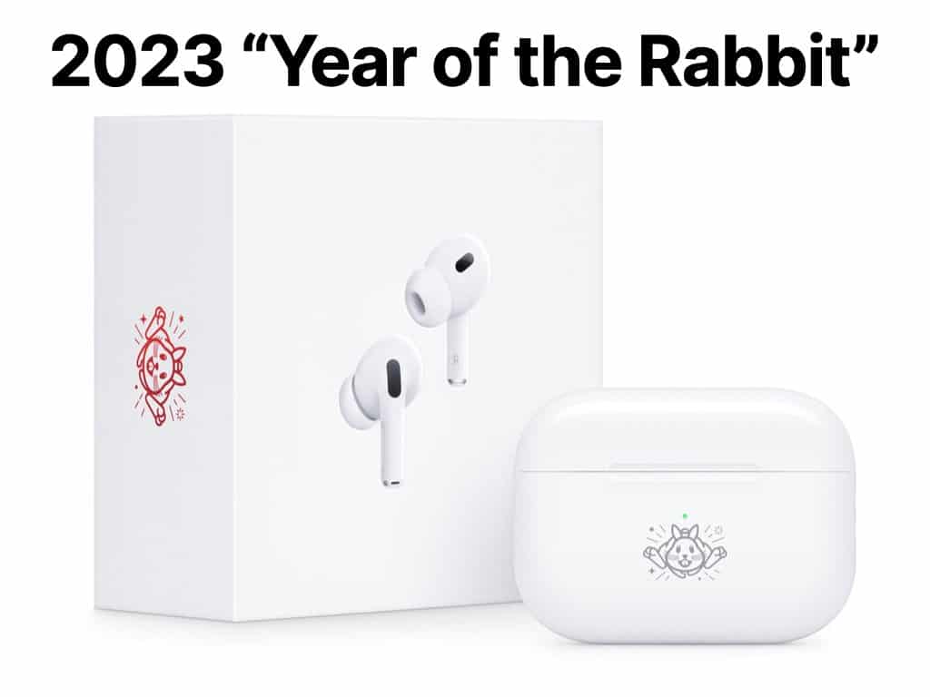 apple airpods pro chinese new year rabbit edition
