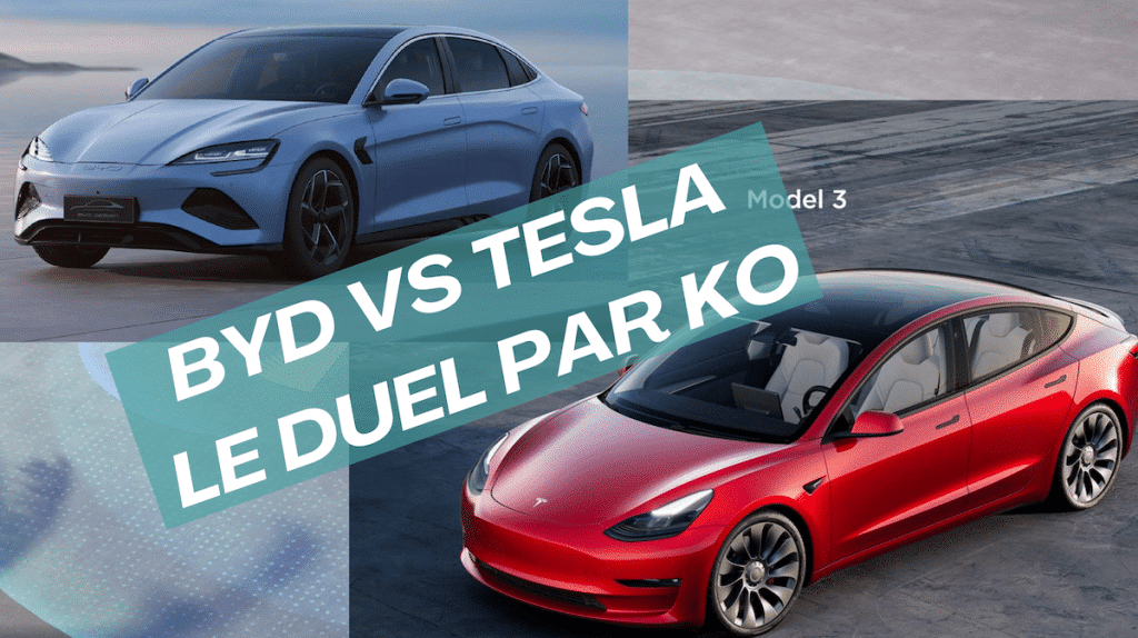 byd vs tesl, le duel