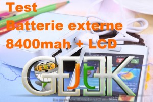 Batterie externe 8400mah test
