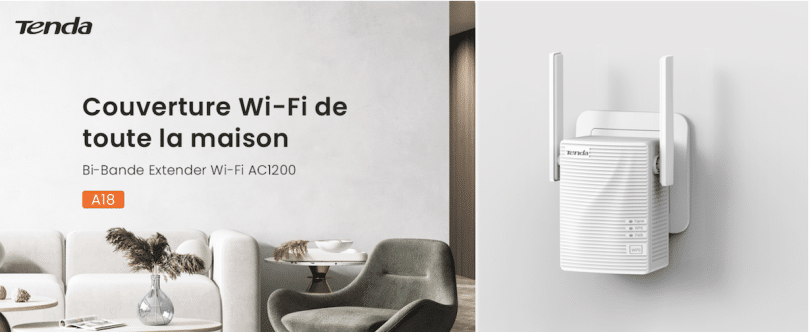boostez votre connexion avec le répéteur wifi tenda a18 en promotion à seulement 24,11€ !