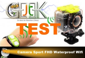 Camera sport extreme DVS5G9 wifi Test