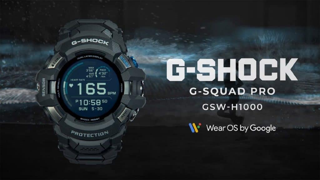 casio g shock gsw h1000 sous android wear