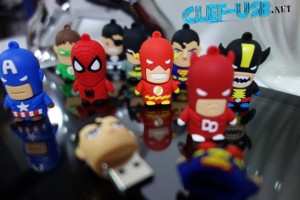 Clef usb mini super heroe