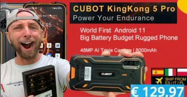 cubot king kong 5 pro android 11,batterie 8000mah,camera sony 48mp et ultra resistant