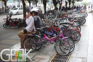 vélos à shenzhen en Chine