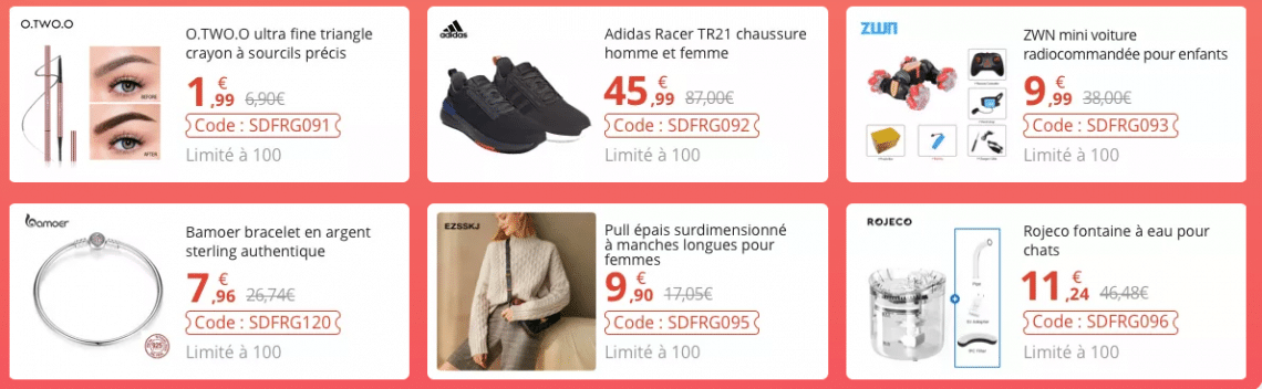 deal du jour aliexpress 19 oct