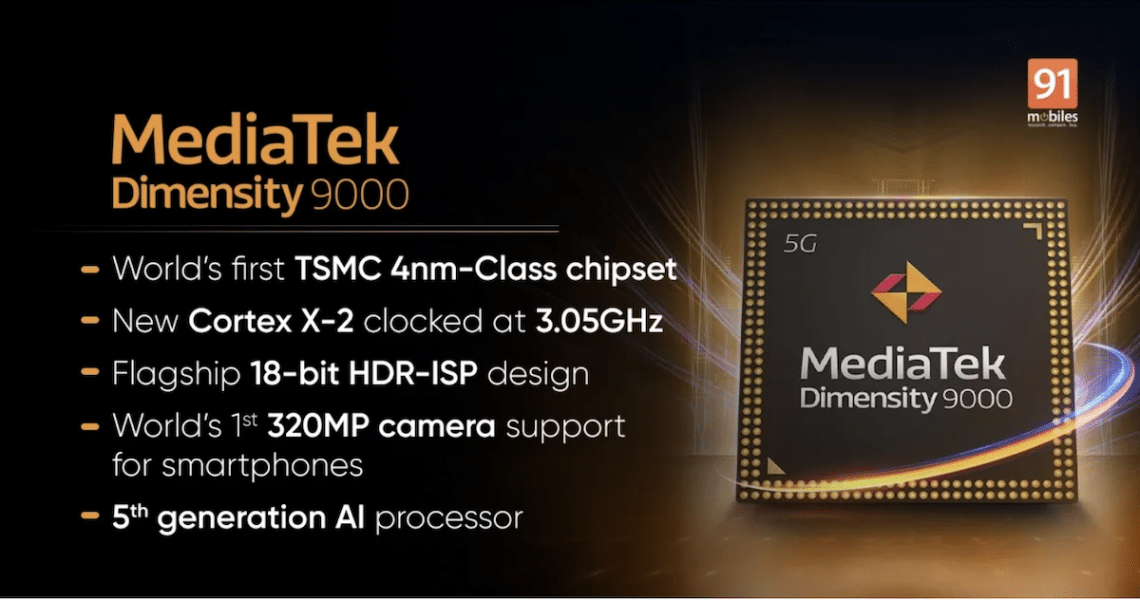dimensity 9000 serie