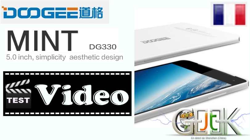 Doogee DG330 test video fr