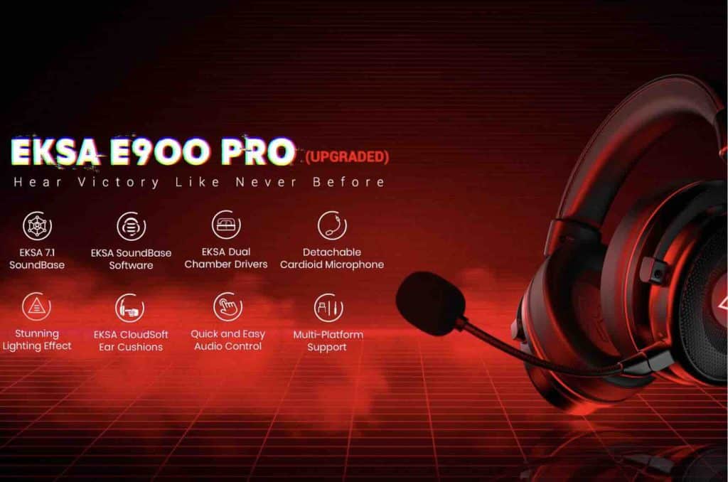 eksa e900 pro upgraded gaming headset