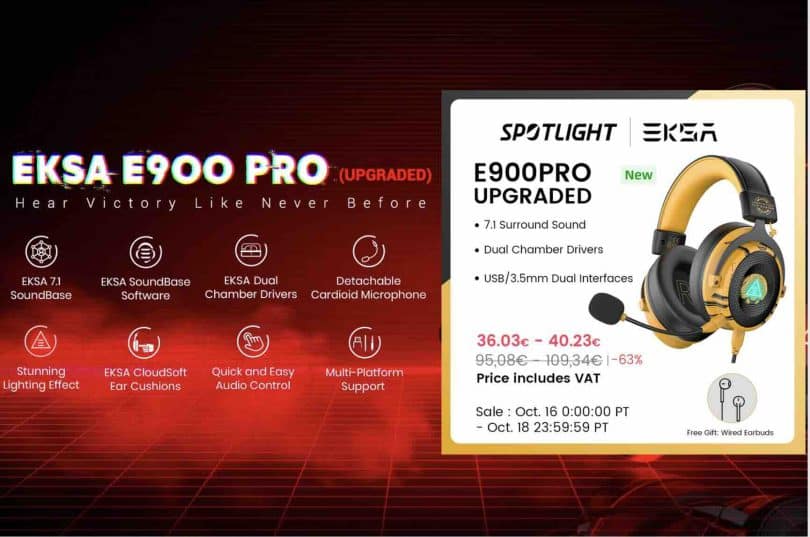 eksa e900 pro upgraded gaming headset promo