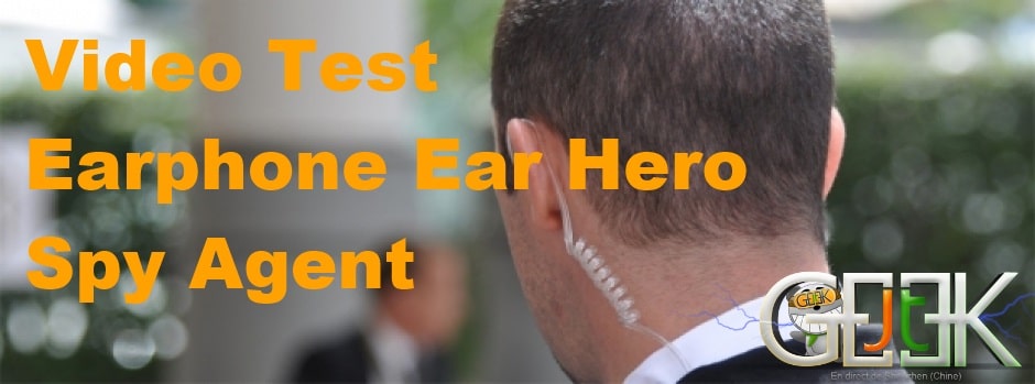 Ear Hero earphone spy agent test by GLG