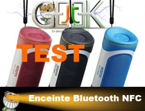 Enceinte Bluetooth NFC test geek