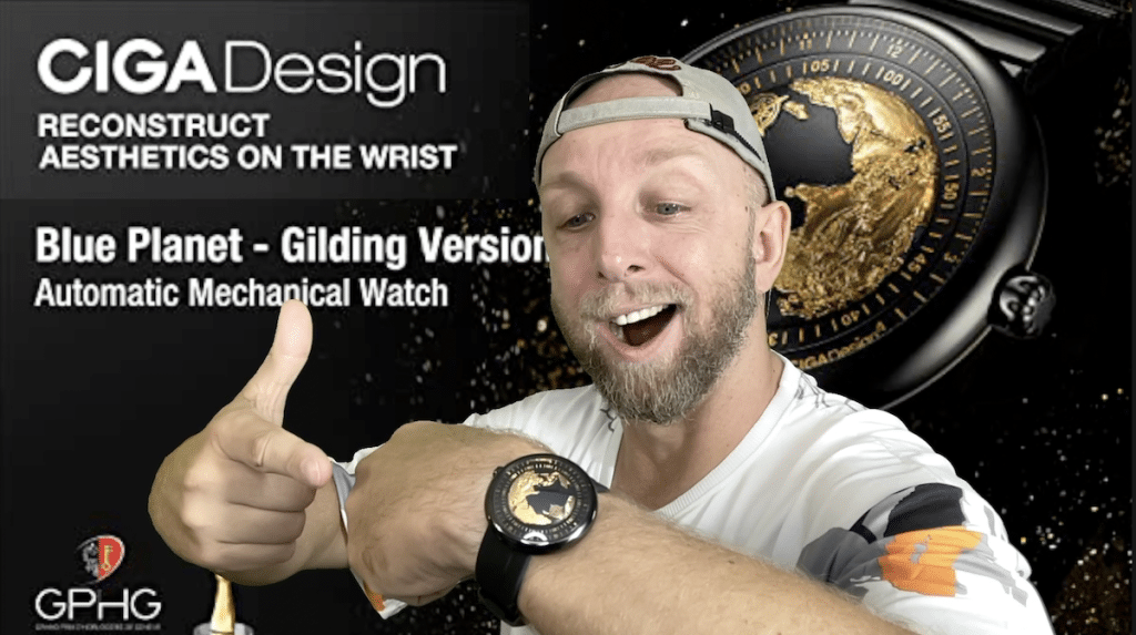 faut il investir dans cette montre de collection ciga design mechanical watch series u blue planet gilding version ?