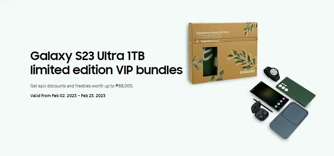 galaxy s23 ultra limited edition bundled