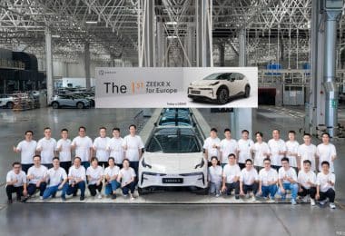geely zeekr x factory
