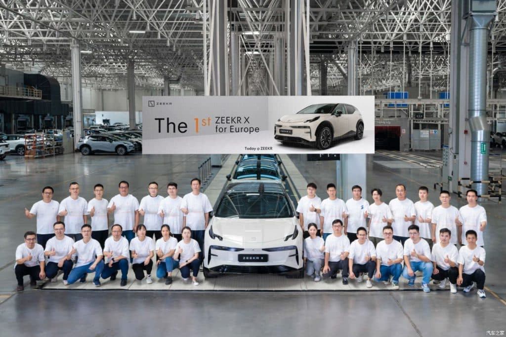 geely zeekr x factory