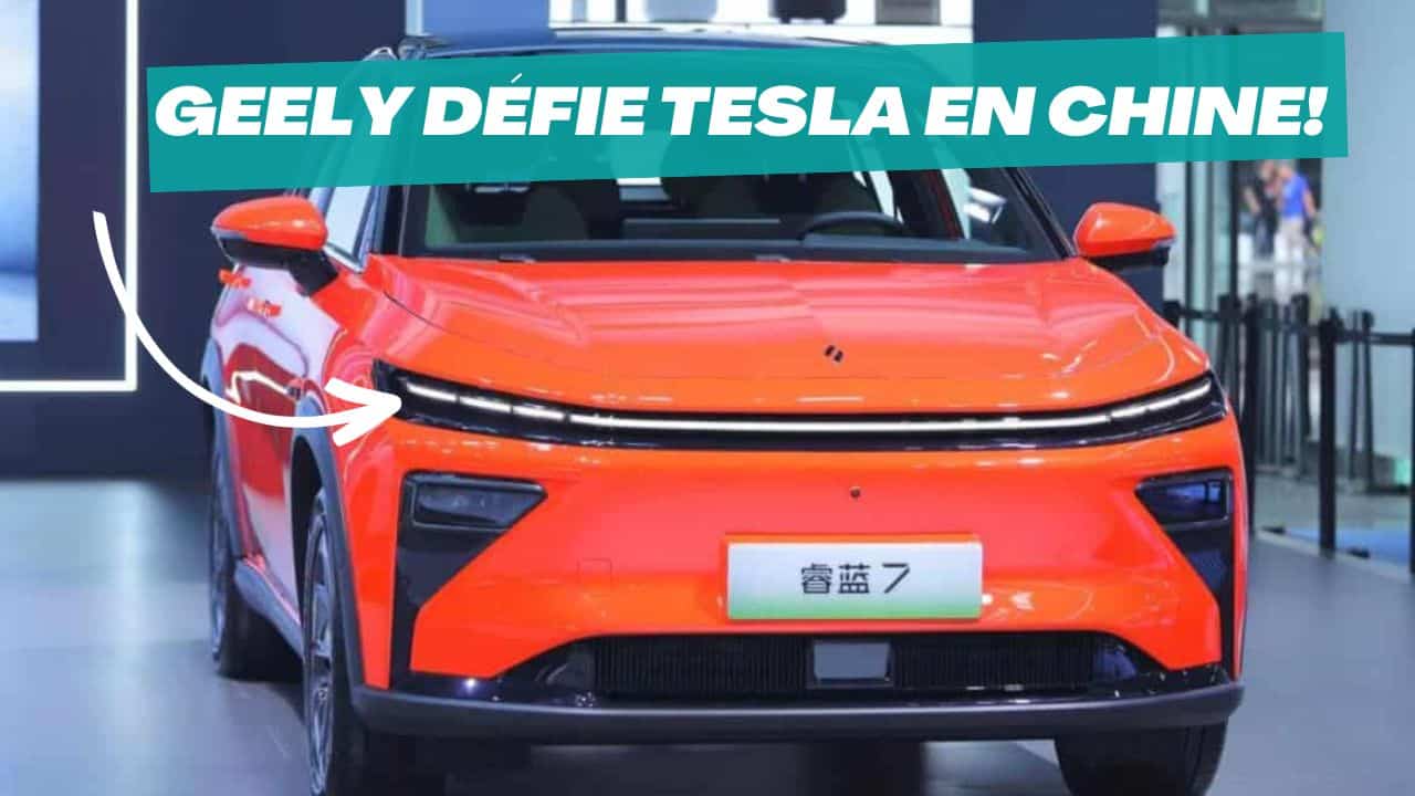 geely défie tesla en chine!