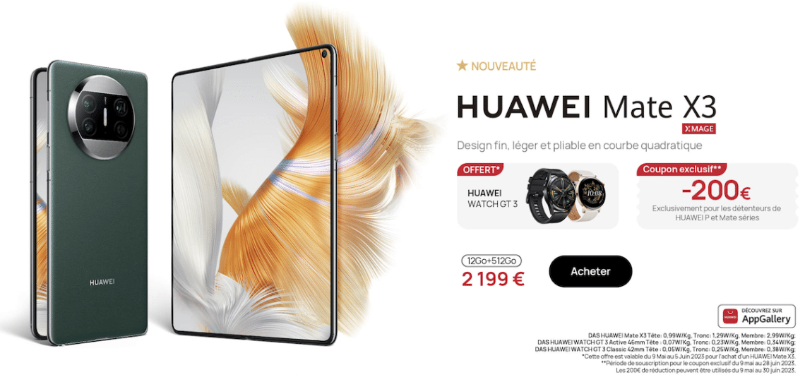 huawei mate x3 promo