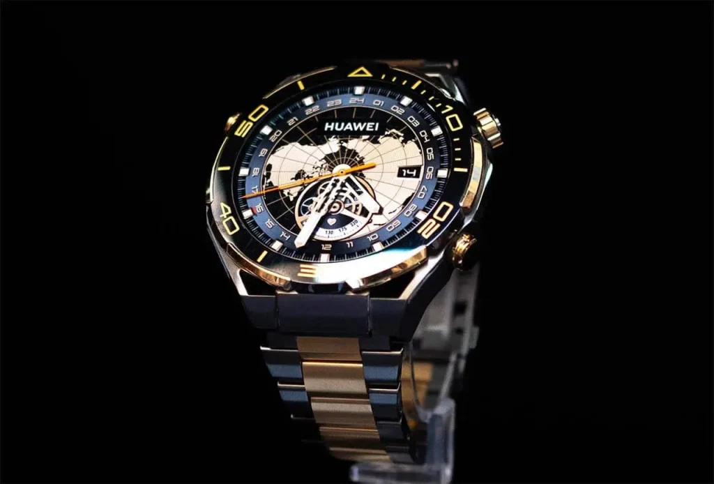 huawei watch ultimate gold edition design