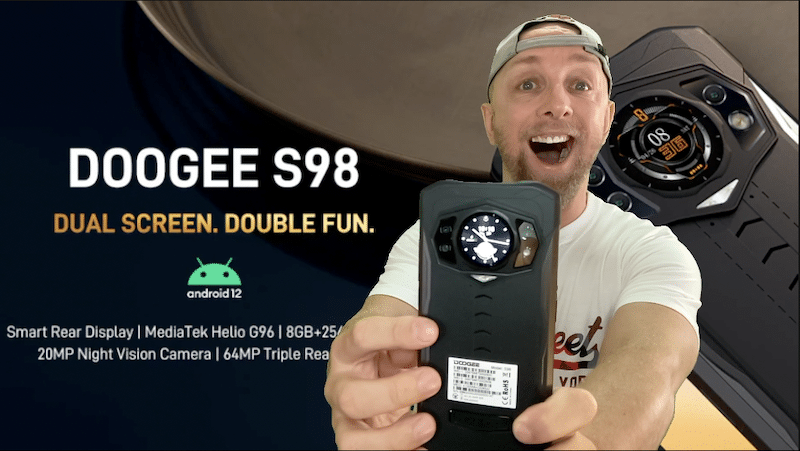 hyper surpris par le doogee s98 avec ecran ar,cam 64mp + 20mp g96 8+256 6000mah