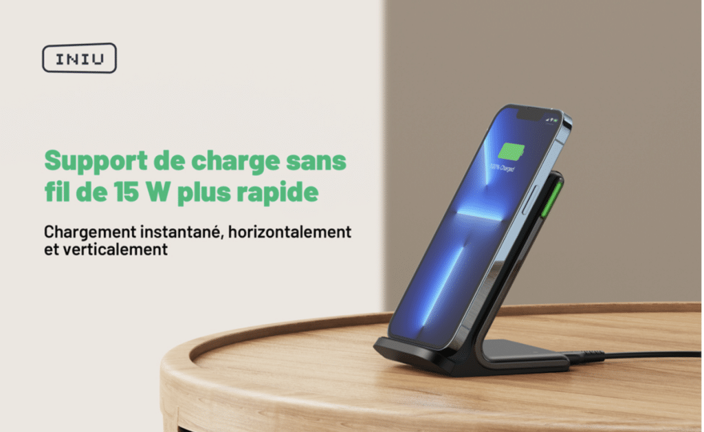 iniu chargeur induction stand