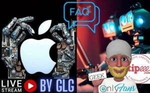j'ai fait 4 reviews avec ia, youtube podcast, apple va t'il louper le virage ia, by glg pt live