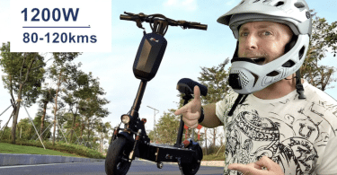 je test une trottinette electrique 1200w 25a autonomie 60kms à 49km h