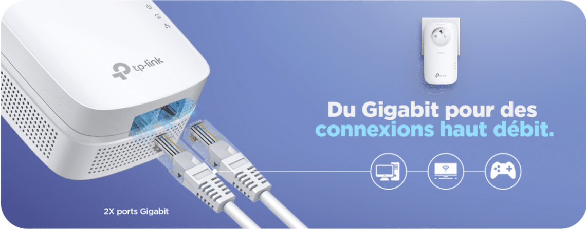 kit cpl tp link à 2000 mbps