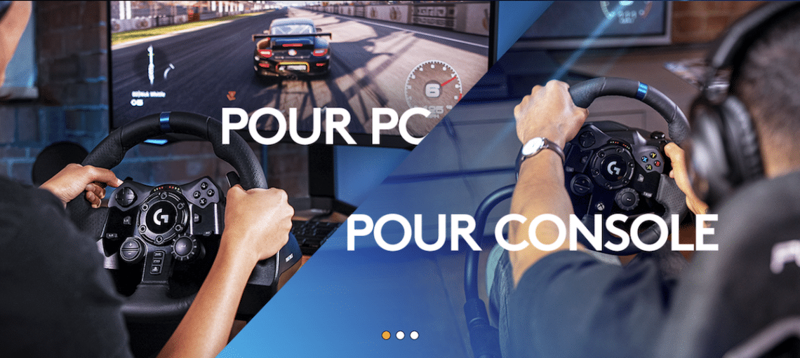 logitech g923 volant de course