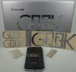 Lot autocollant JT Geek metal