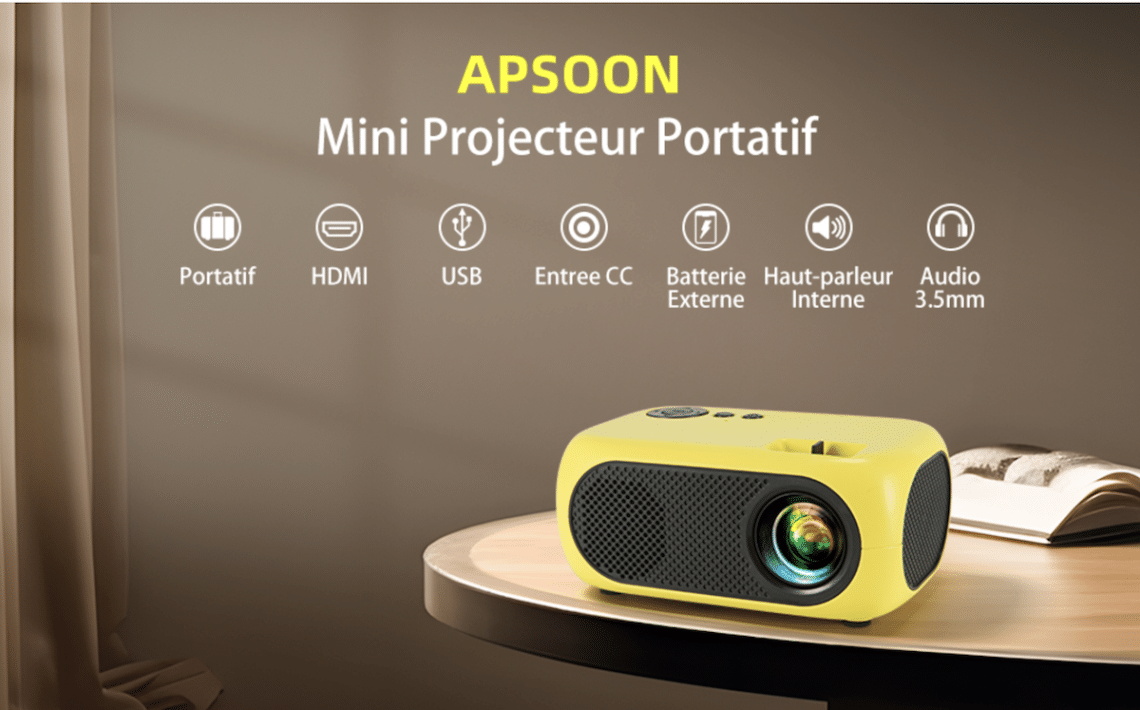 mini projecteur apsoon