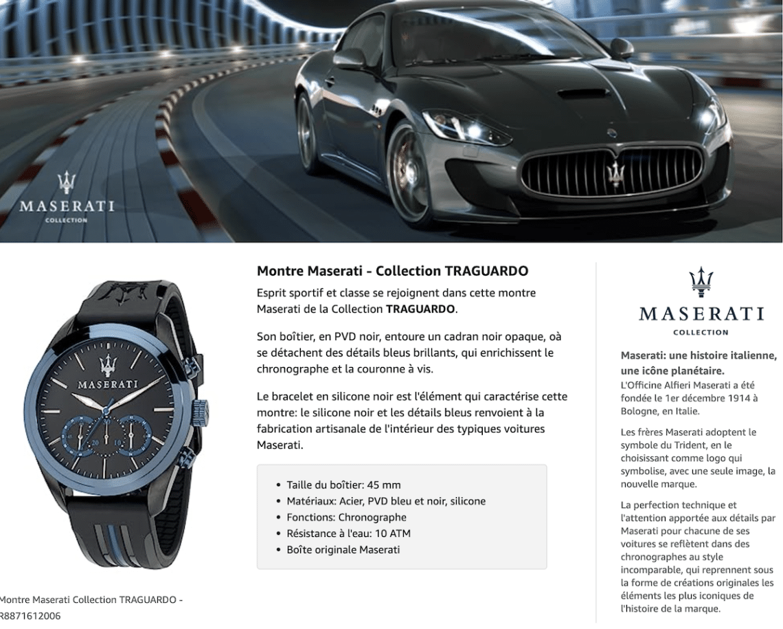 montre maserati traguardo
