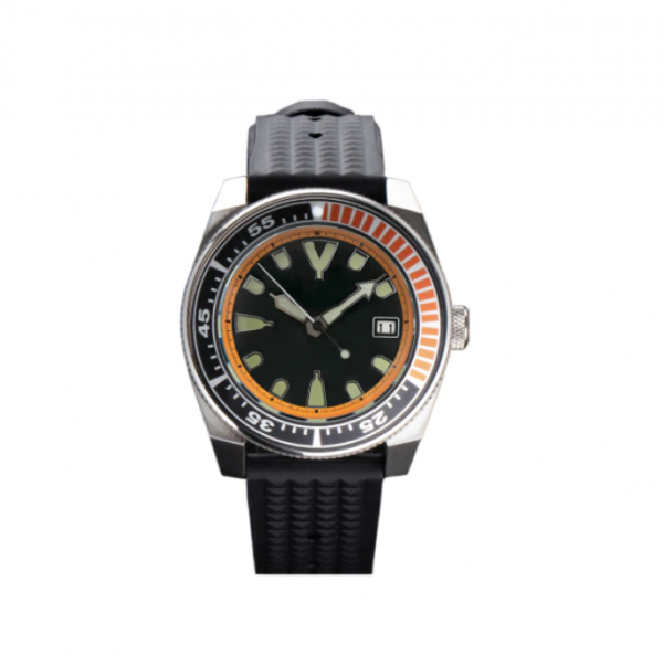 montre samourai seiko mod aliexpress orange
