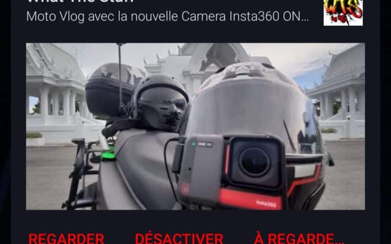 moto vlog insta360 rs