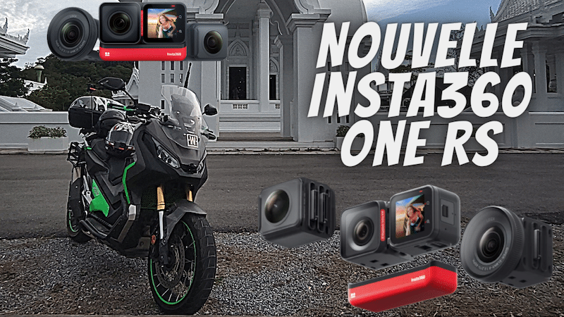 moto vlogging avec la nouvelle camera insta360 one rs, elle peut tout faire