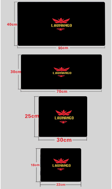 mouse pad size