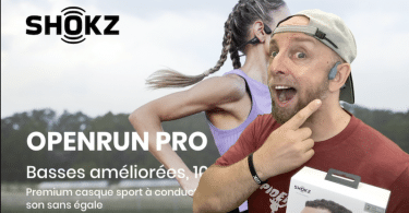 nouveau casque conduction osseuse 9e gen 2022, le shokz openrun pro