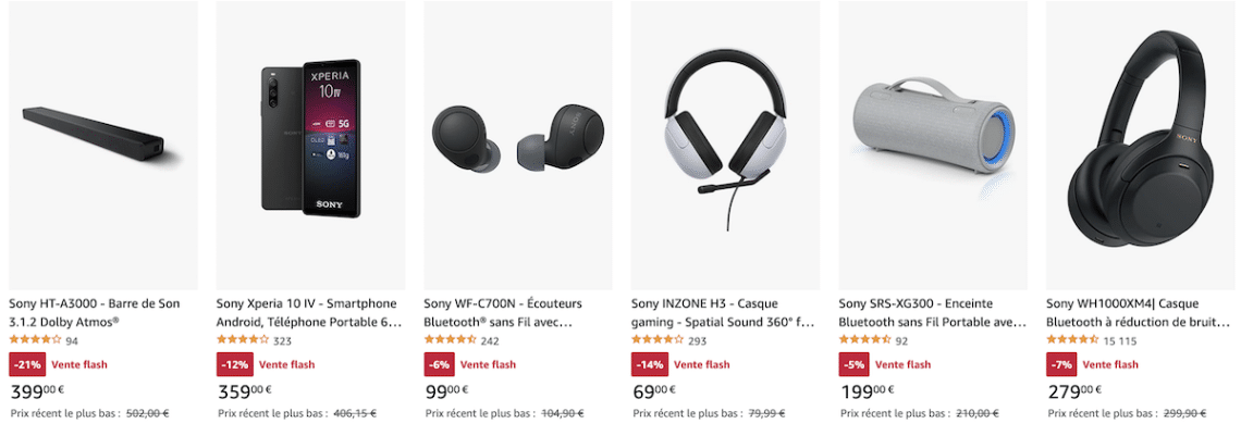 obtenez le meilleur de la technologie sony avec ces 7 deals irrésistibles!
