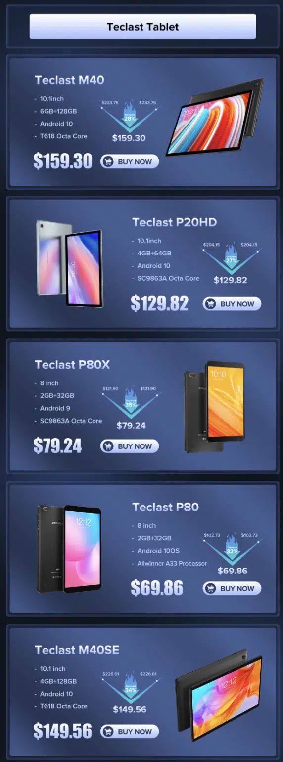 promo tablette teclast